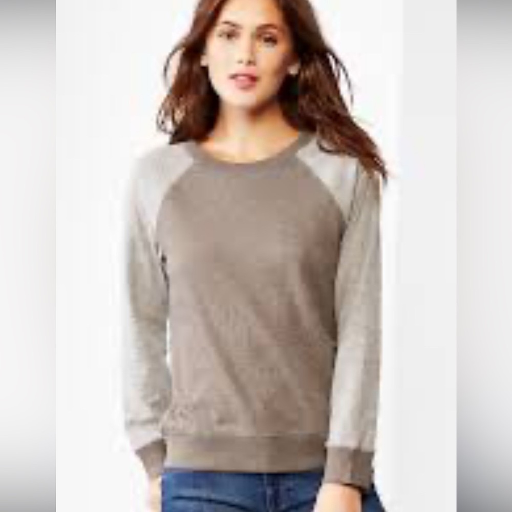 Gap reverse terry raglan sweatshirt